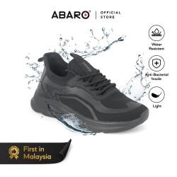 Black School Shoes Water Resistant Mesh + EVA W2822 Secondary Unisex ABARO 